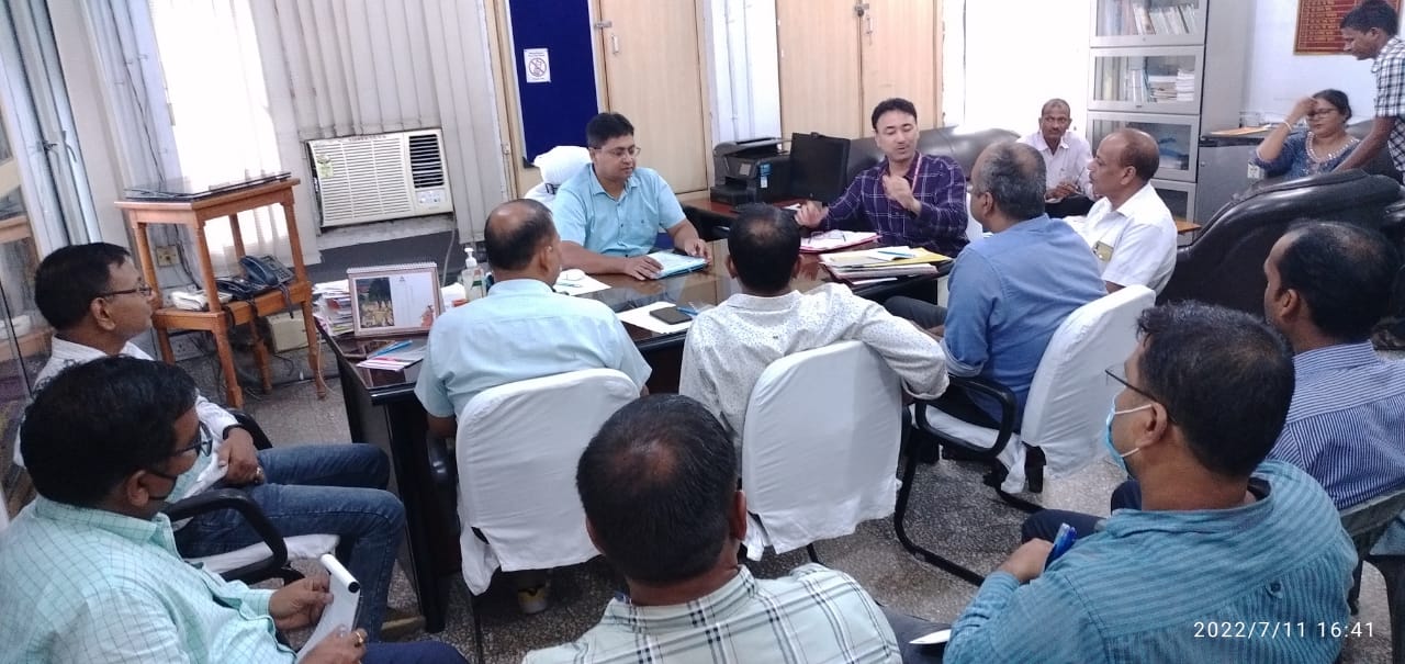 विभागीय राजभाषा कार्यान्वयन समिति की बैठक- 11-07-2022